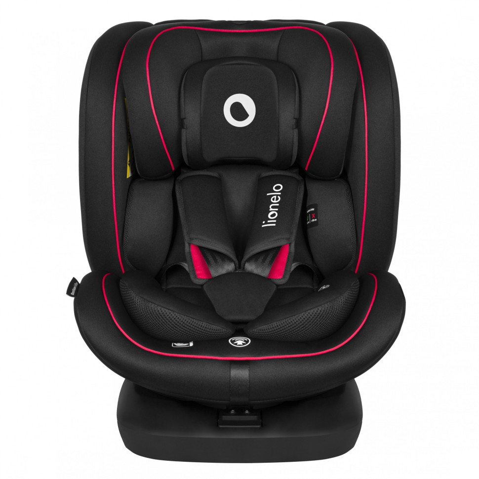Дитяче автокрісло BASTIAAN Lionelo 70198807 I-SIZE, BLACK RED