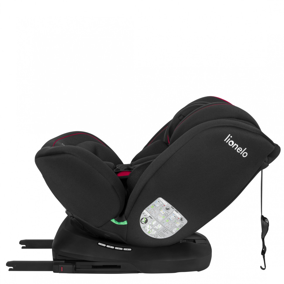 Дитяче автокрісло BASTIAAN Lionelo 70198807 I-SIZE, BLACK RED