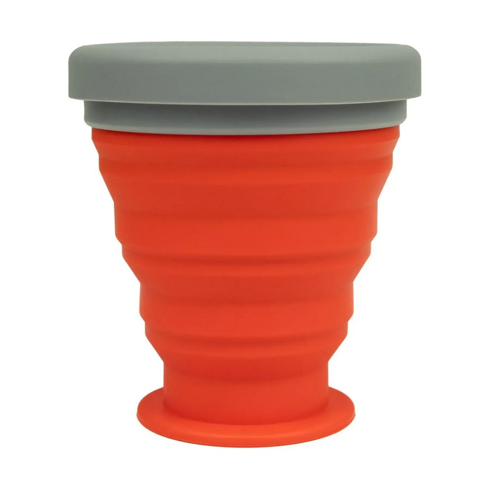Стакан складаний Tribe T-FF-0001-terracota 200 мл, силиконовий