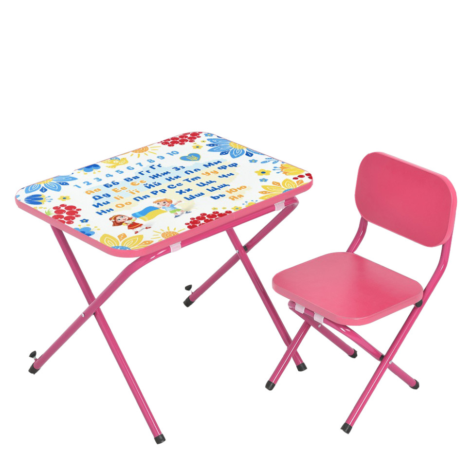 Детский стол Bambi M 4910-8 со стульчиком, розовый