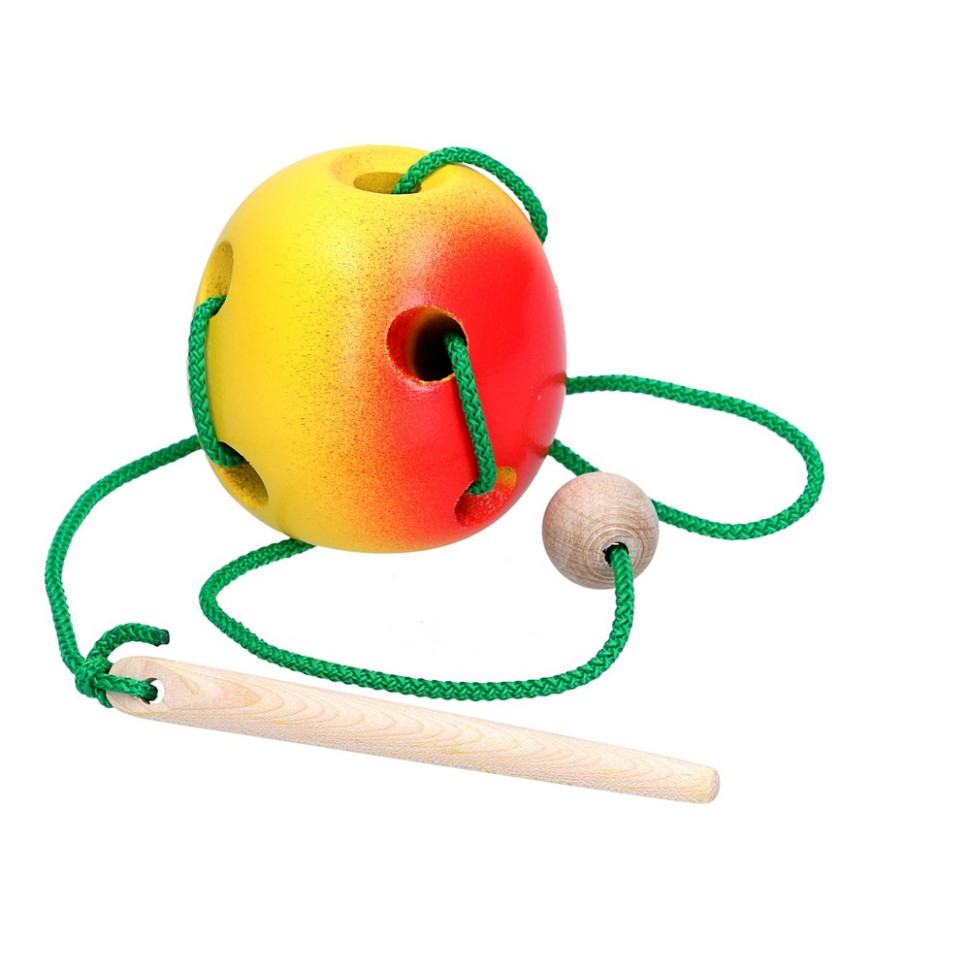 Детская деревянная шнуровка 