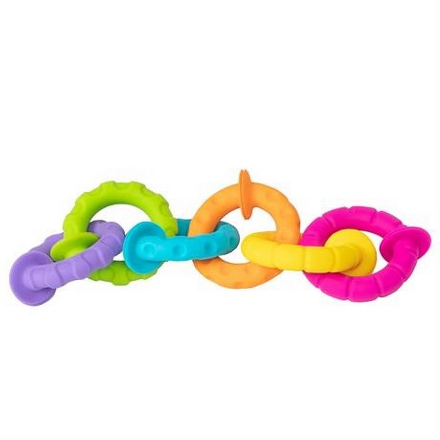 Набір прорізувачів для зубів Гнучкі колечка pipSquigz Ringlets Fat Brain Toys F250ML