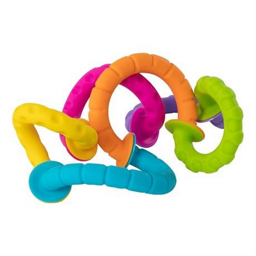 Набір прорізувачів для зубів Гнучкі колечка pipSquigz Ringlets Fat Brain Toys F250ML