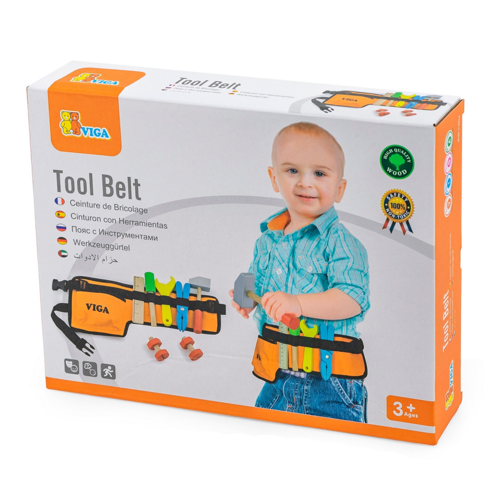 Ігровий набір Пояс з інструментами Viga Toys 50532 дерев'яний
