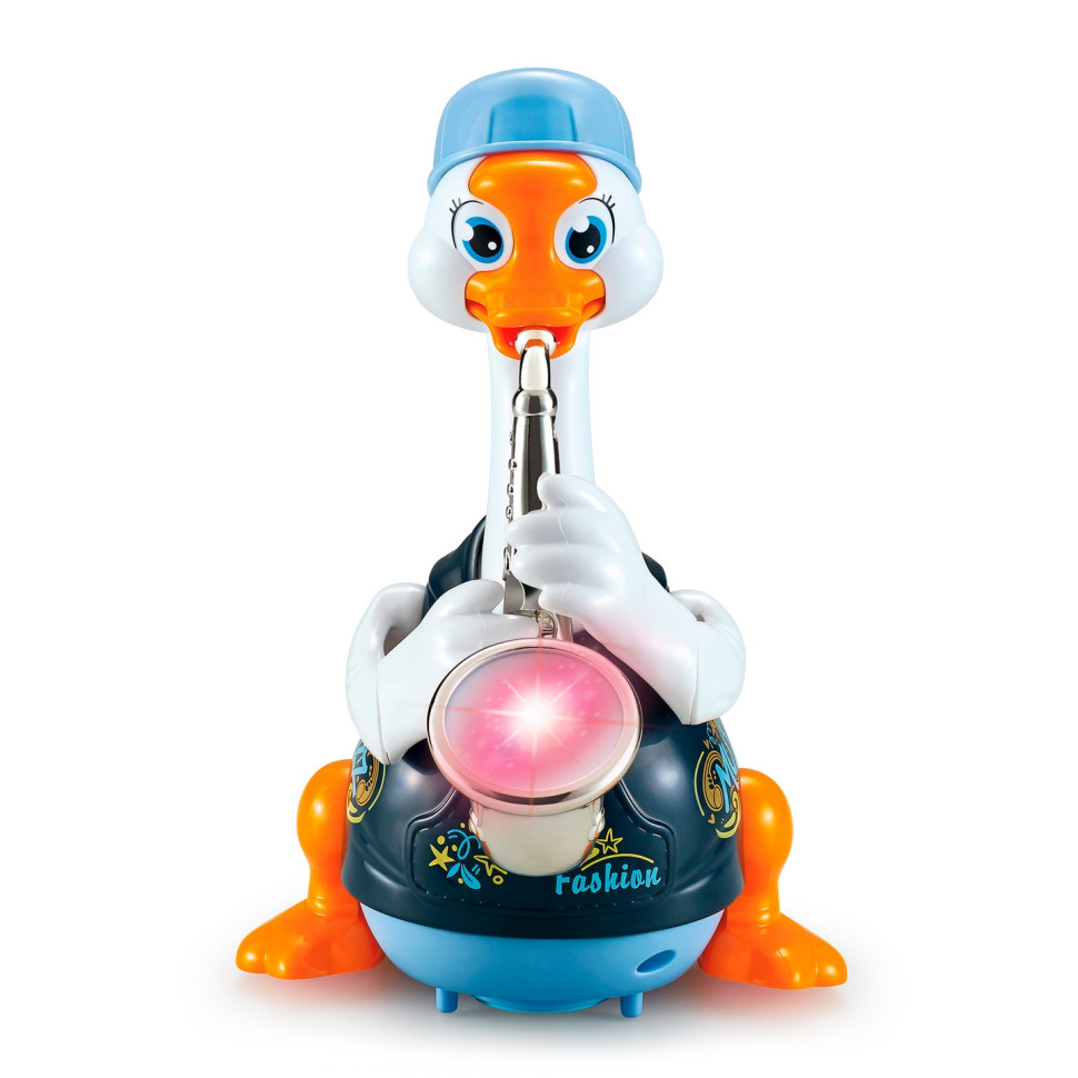 Интерактивная игрушка Гусь-саксофонист Hola Toys 6111-blue музыкальная