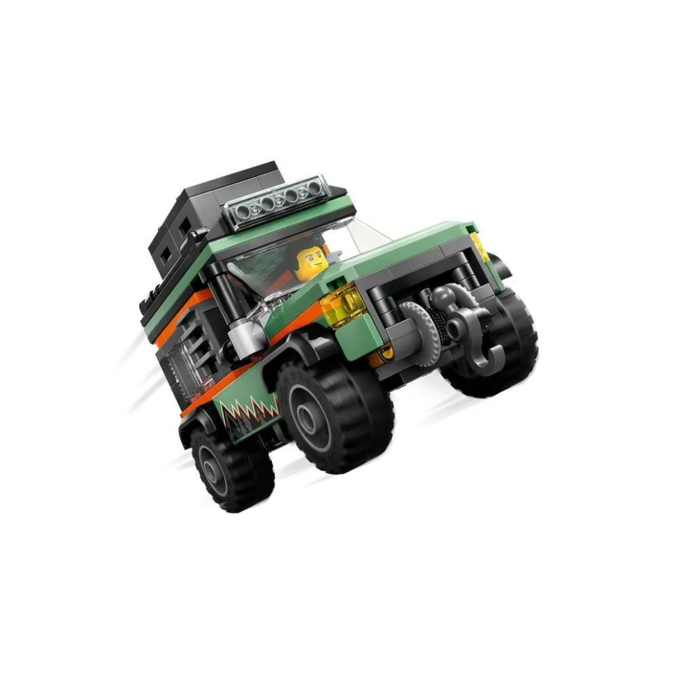 Конструктор Позашляхова гірська вантажівка 4x4 LEGO 60447, 221 деталь