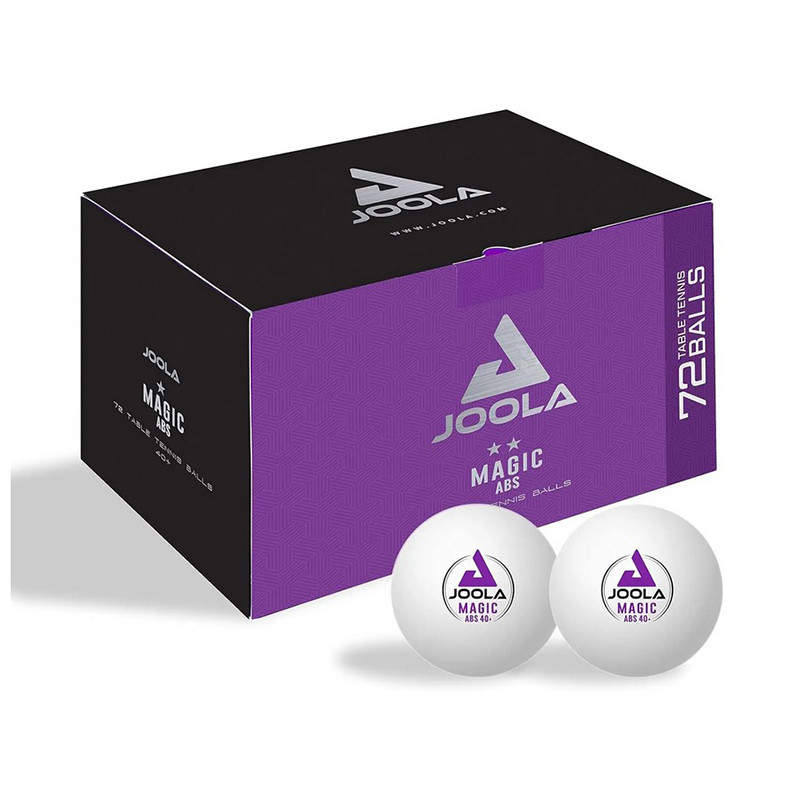 Мячи для настольного тенниса Magic ABS 40+ Joola 930813, 72 шт
