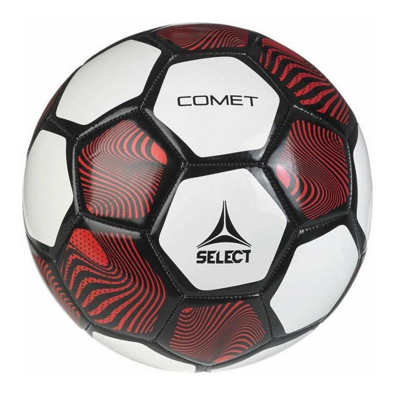М'яч футбольний FB COMET Select 389480-528-4 чорний, білий № 4