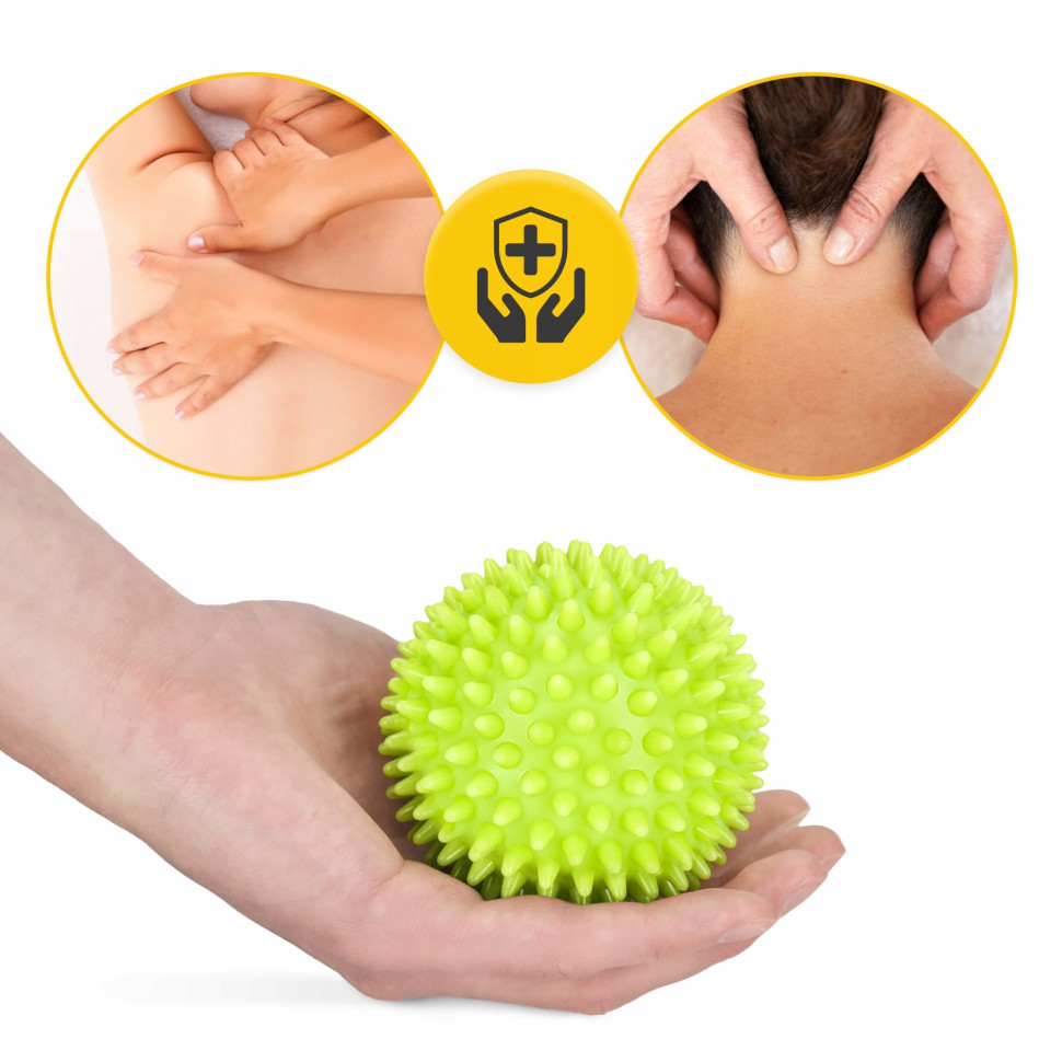 Масажний м'яч з шипами Spike Ball 4FIZJO P-5907739311412 розмір 9 см