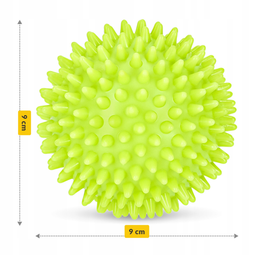 Масажний м'яч з шипами Spike Ball 4FIZJO P-5907739311412 розмір 9 см