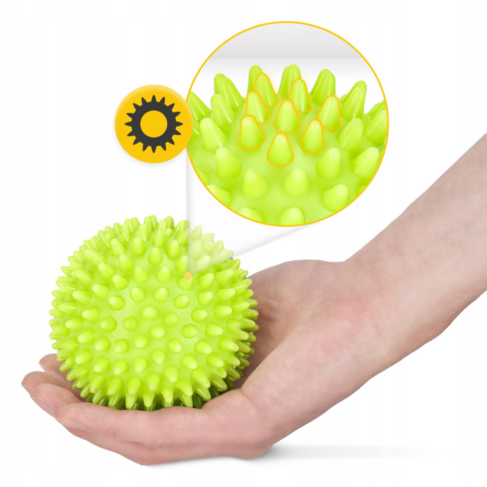 Масажний м'яч з шипами Spike Ball 4FIZJO P-5907739311412 розмір 9 см