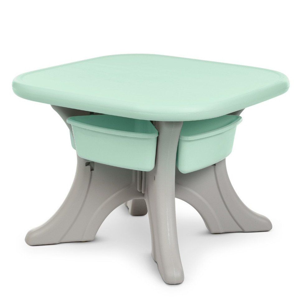 Детский столик с двумя стульями Bambi NEW TABLE-5 бежево-мятный