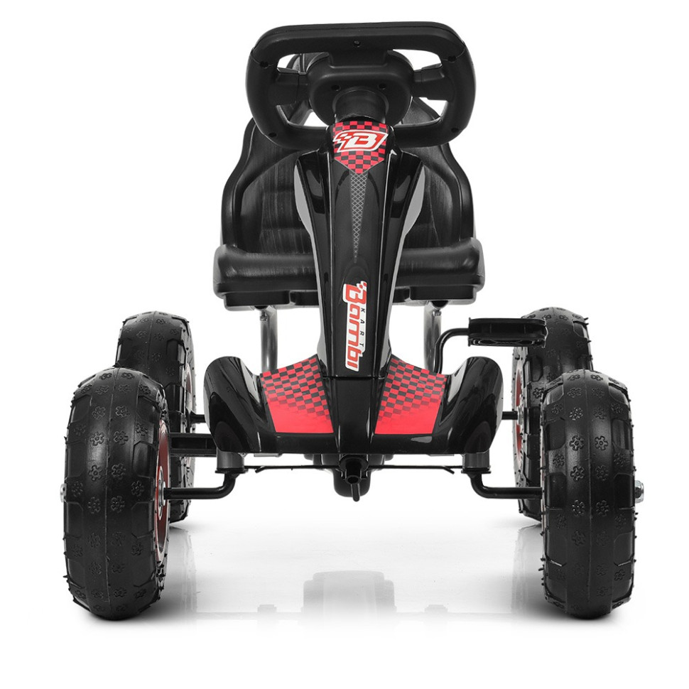 Карт педальний Bambi kart M 4036-2 надувні колеса Чорний