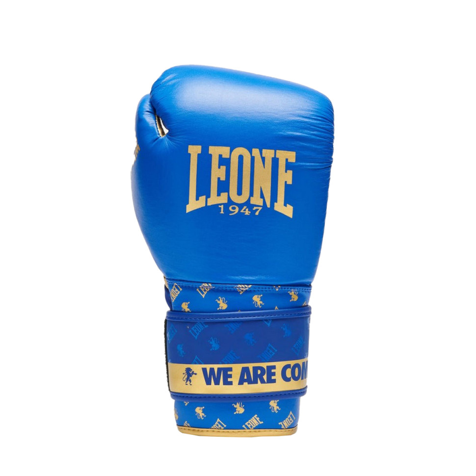 Боксерські рукавиці GN220 DNA Leone GN220_Blue_10oz 10 унцій (бинти в комплекті)