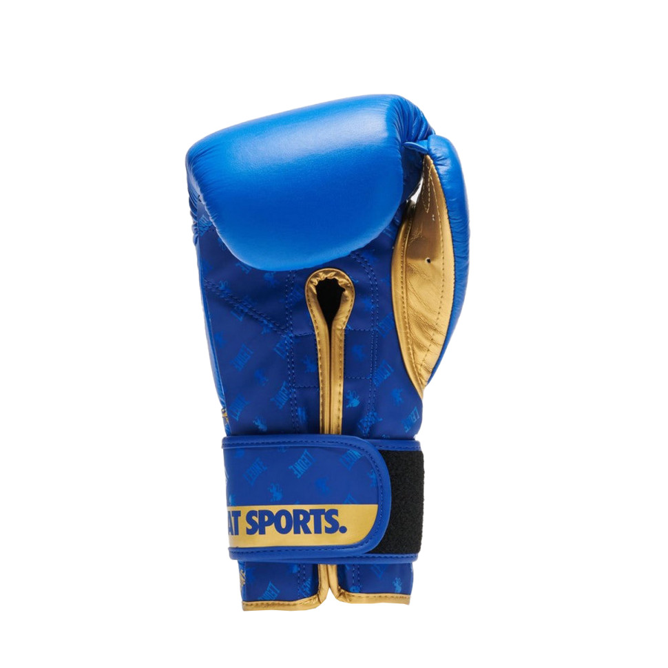 Боксерські рукавиці GN220 DNA Leone GN220_Blue_10oz 10 унцій (бинти в комплекті)