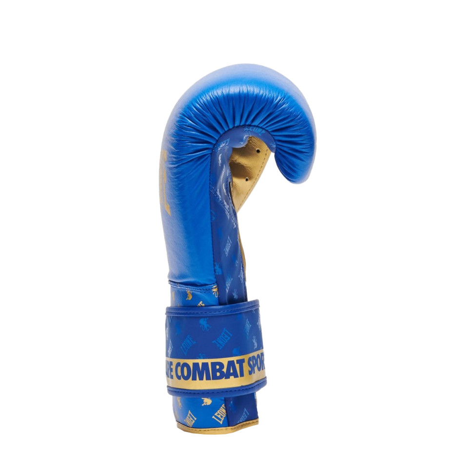 Боксерські рукавиці GN220 DNA Leone GN220_Blue_10oz 10 унцій (бинти в комплекті)