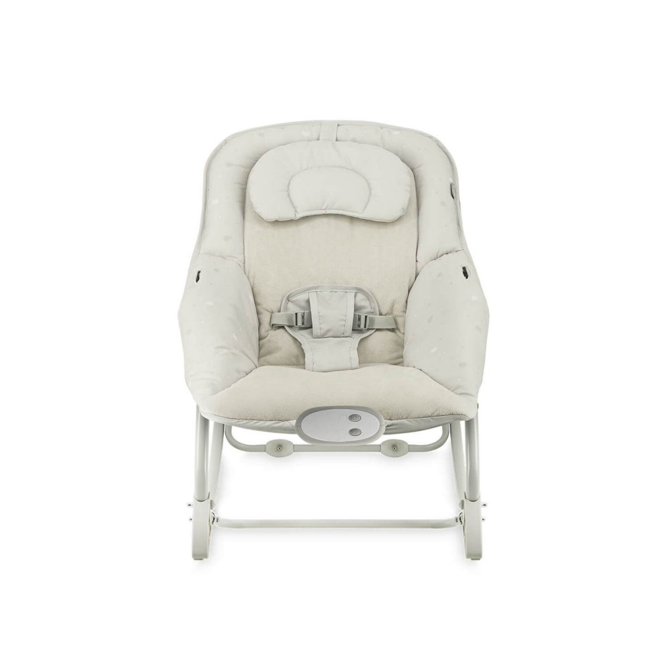 Детский шезлонг-качеля LAPIS MoMi BULE00045 light gray, до 12 кг