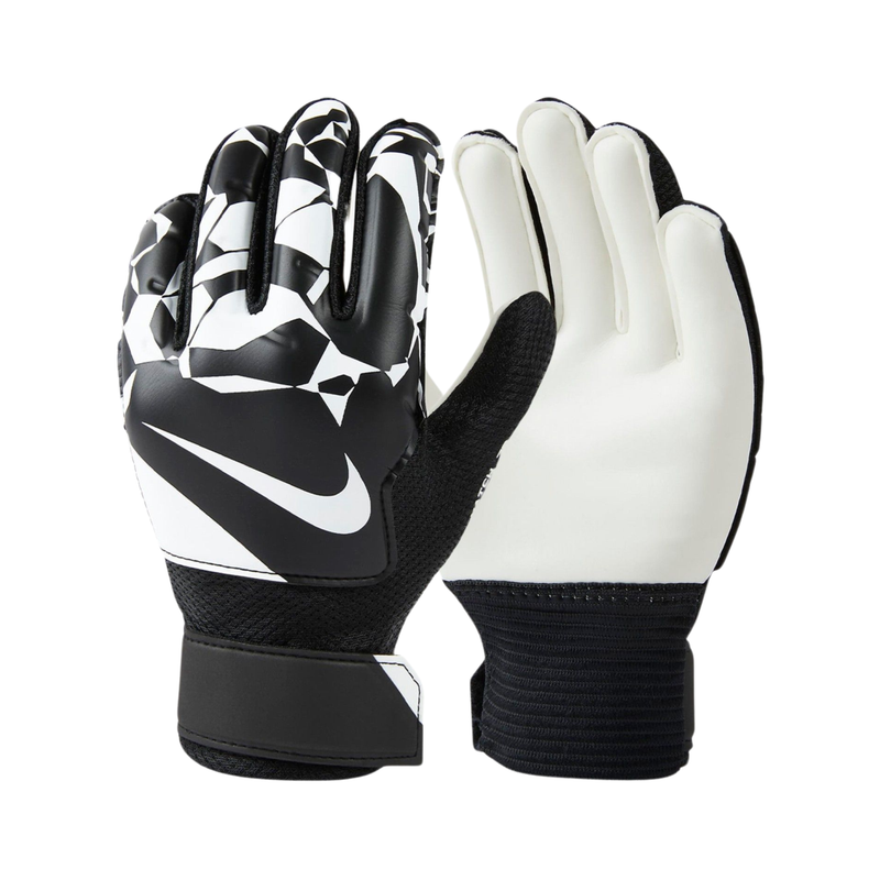 Вратарские перчатки NK GK MATCH JR-HO24 Nike HQ0258-010-6 черный, белый, 17,6 см