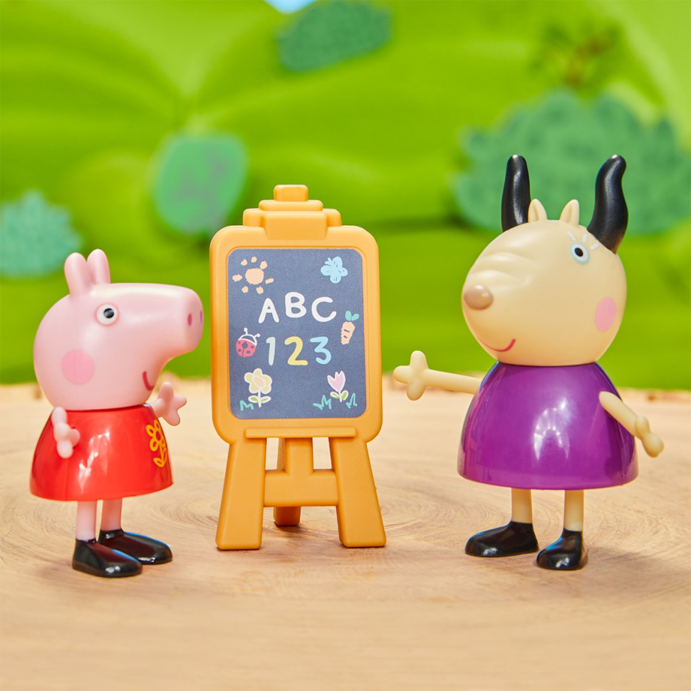 Ігровий набір фігурок Клас Пеппи Peppa Pig F8868, 5 штук в наборі
