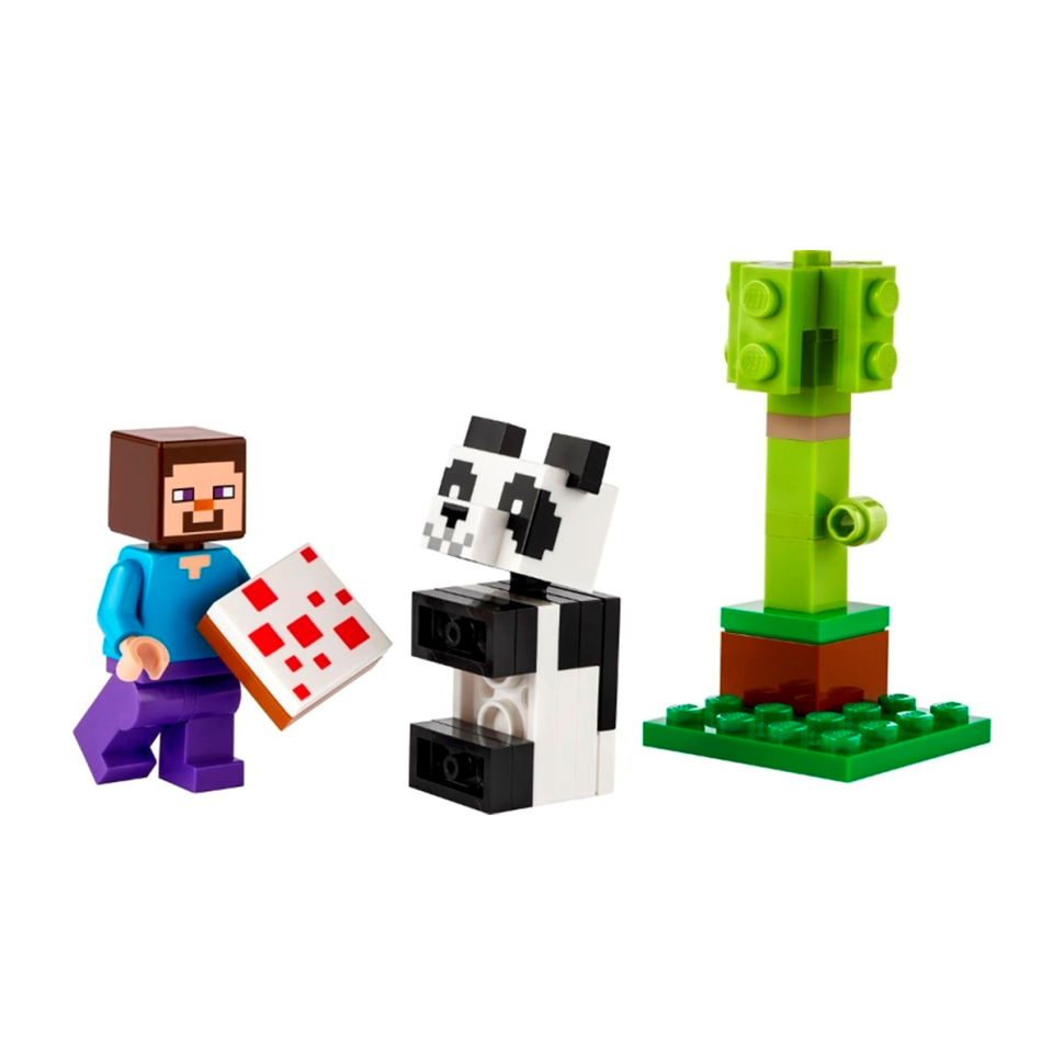 Конструктор Minecraft Стів і малюк-панда LEGO 30672, 35 деталей