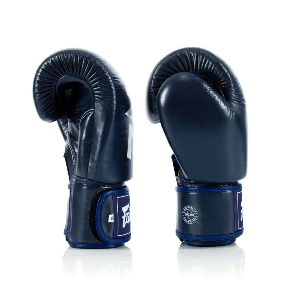 Боксерские перчатки BGV1-ONE Fairtex BGV1-ONE_10oz_Blue 10 унций (бинты в комплекте)