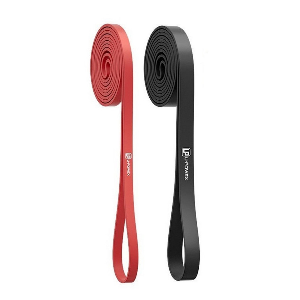 Резиновые петли для тренировок UP_1072 Power Band U-POWEX UP_1072_2in_R/B, Red/Black (4,5-27kg)