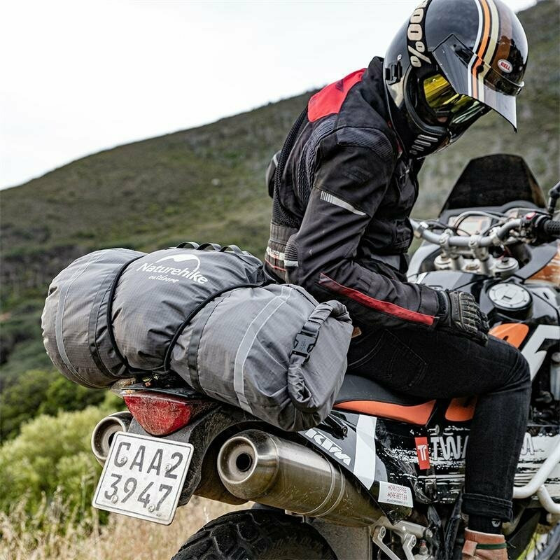 Палатка сверхлегкая двухместная Could Tourer Motercycle NH19ZP013 Naturehike 6927595767597, 40D, серый