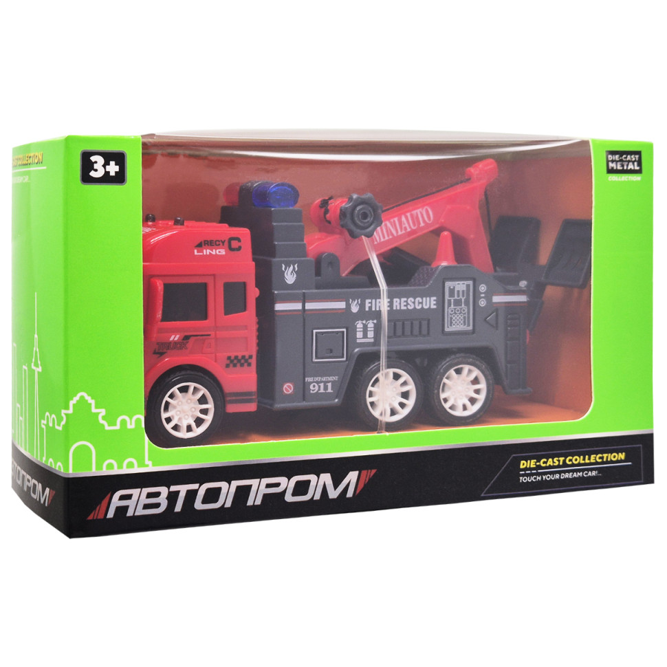 Детская игровая машинка Fire Rescue АВТОПРОМ AP7473(Red1) пластик
