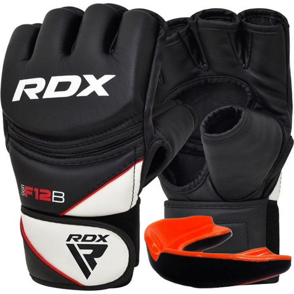 Перчатки для ММА F12 Model GGRF RDX Inc Limited GGR-F12B-XL, Black, XL (капа в комплекте)