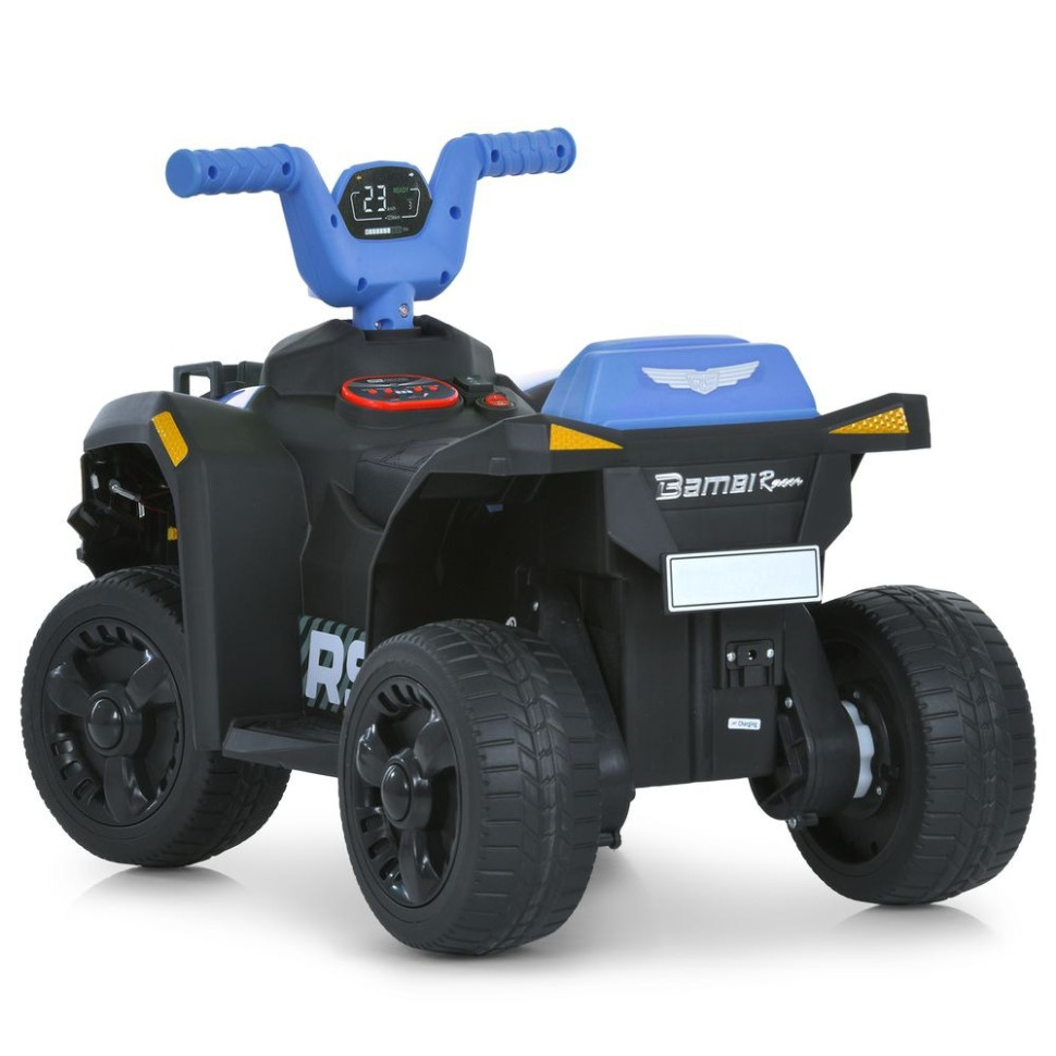 Дитячий електромобіль Квадроцикл 2 в 1 Bambi Racer M 6237EBLR-4 до 25 кг