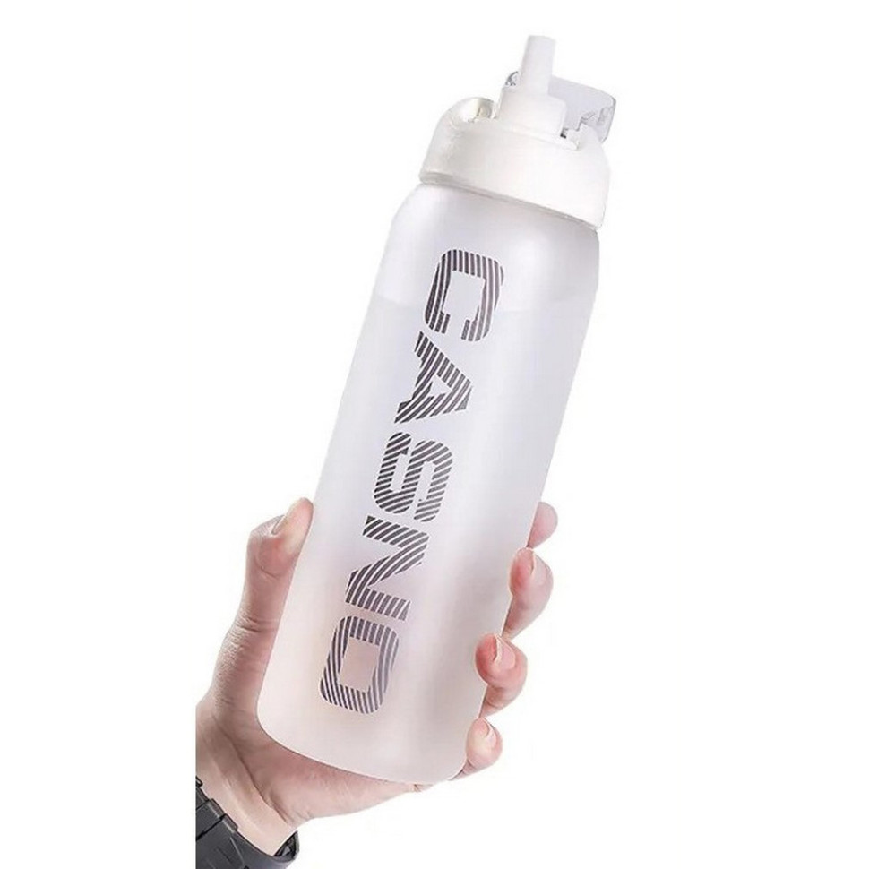 Пляшка для води KXN-1247 Casno KXN-1247_White 1 л, біла