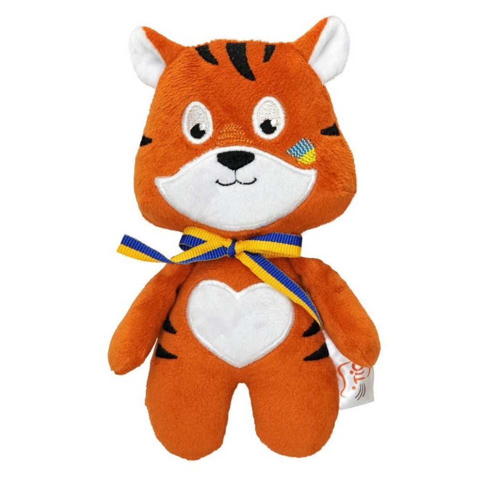 Детская мягкая игрушка «Тигр-Украинец» Tigres ТИ-0074, 20 см