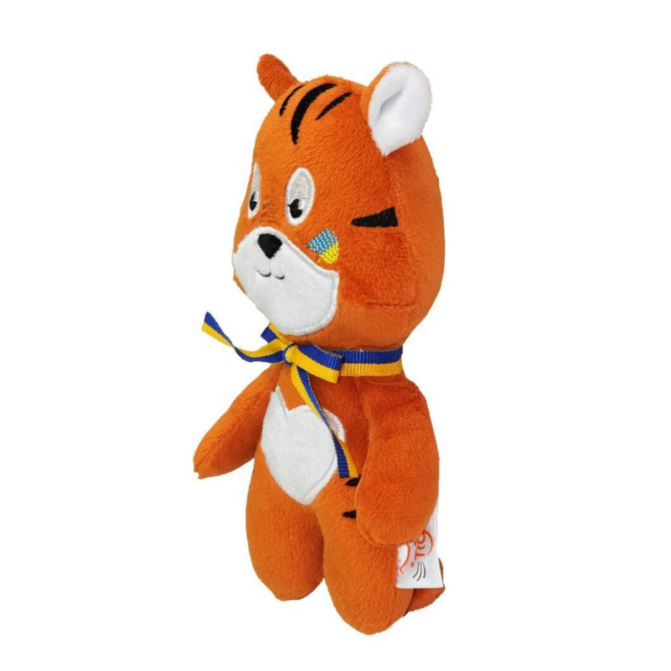 Детская мягкая игрушка «Тигр-Украинец» Tigres ТИ-0074, 20 см
