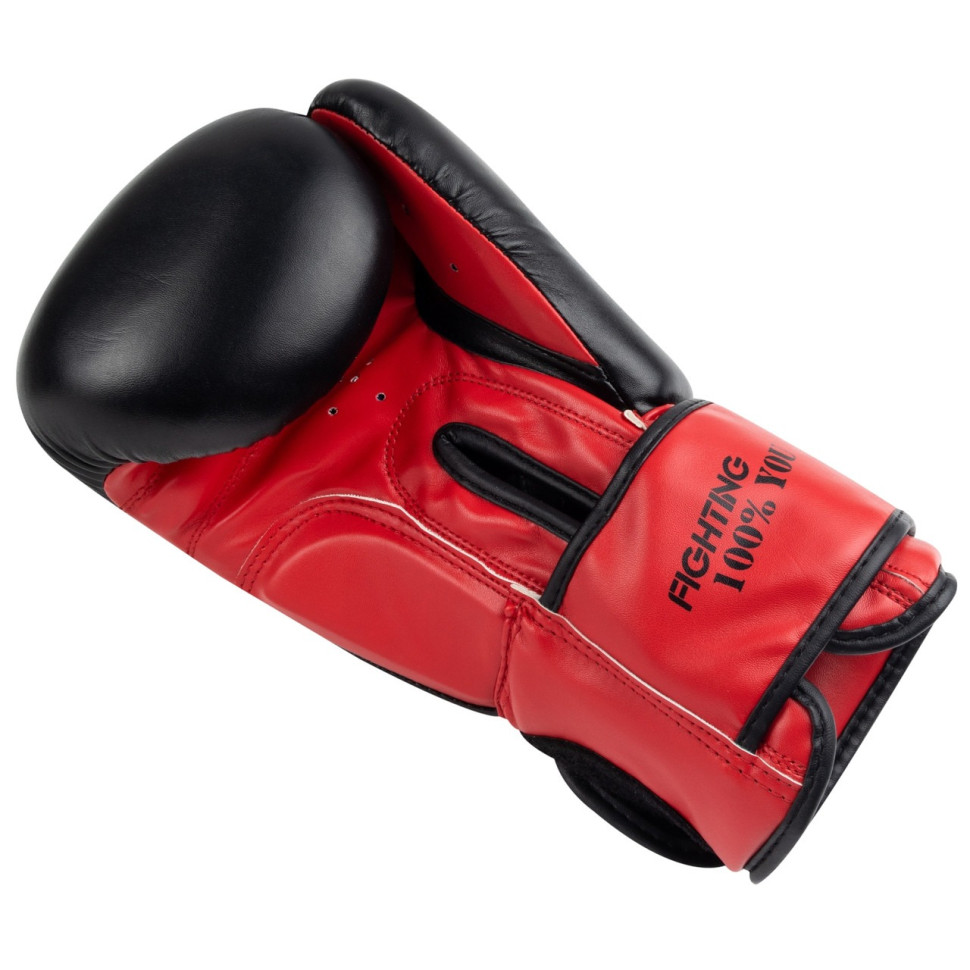 Боксерські рукавички 3004 Classic PowerPlay PP_3004_14oz_Bl/Red, Чорно-Червоні 14 унцій