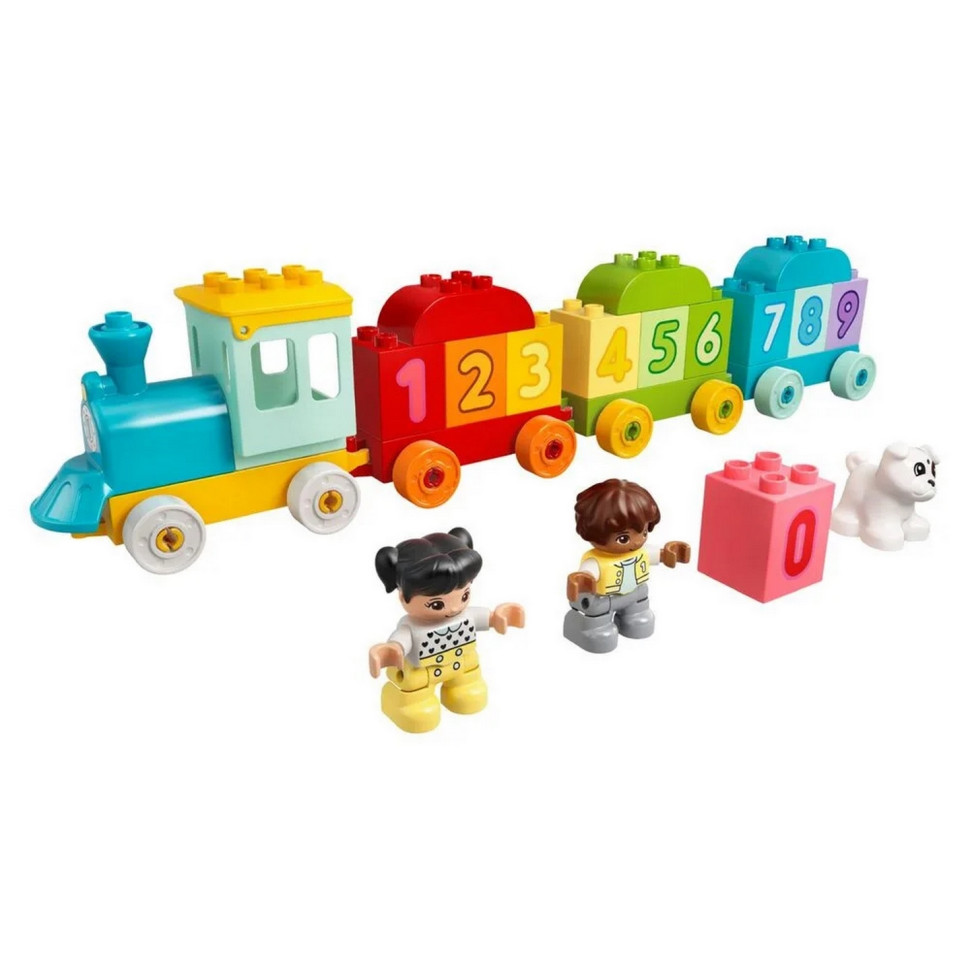 Конструктор LEGO DUPLO Поезд с цифрами - учимся считать 10954