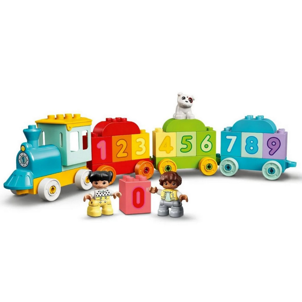 Конструктор LEGO DUPLO Поезд с цифрами - учимся считать 10954