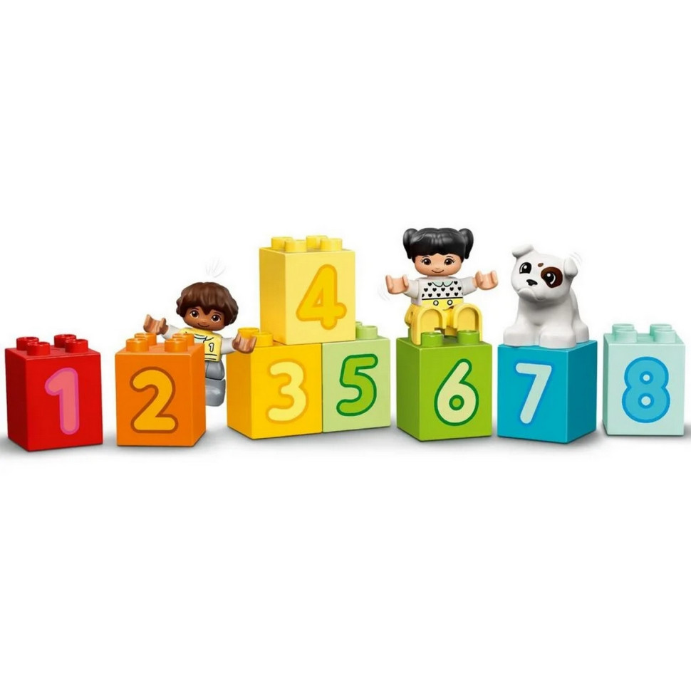 Конструктор LEGO DUPLO Поезд с цифрами - учимся считать 10954