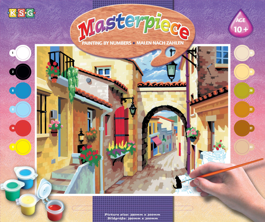 Набір для творчості Sequin Art PAINTING BY NUMBERS SENIOR A Quiet Street SA0129