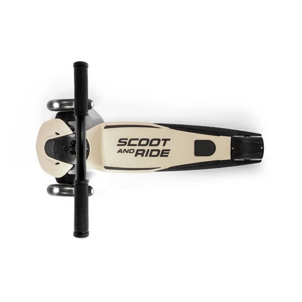 Самокат трехколесный Highwaykick-5 Scoot and Ride SR-190117-ASH, со светящимися колесами, светло-серый