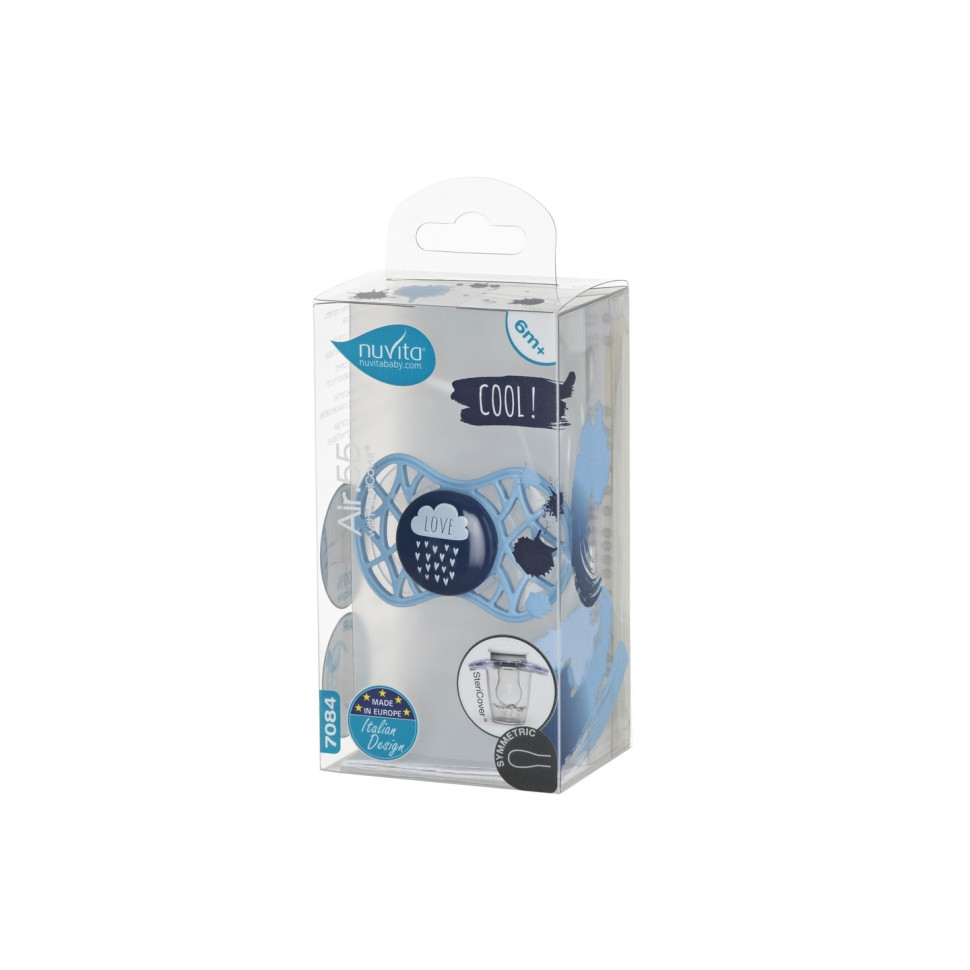 Пустышка Nuvita 7085 Air55 Cool симметрическая 6m+ 