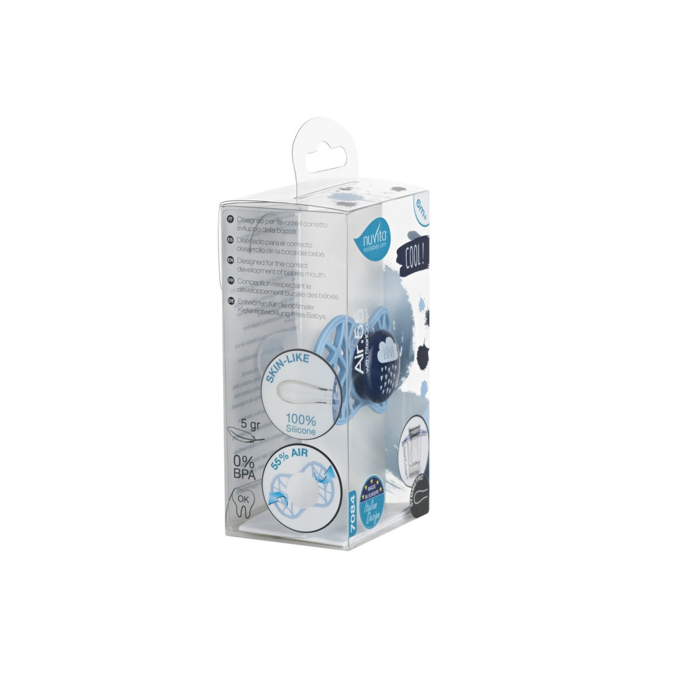 Пустышка Nuvita 7085 Air55 Cool симметрическая 6m+ 