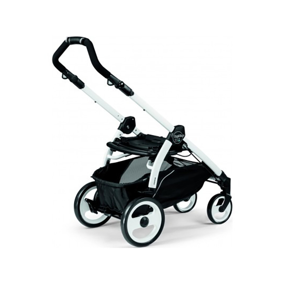 Коляска прогулочная Book Plus 51 Peg-Perego PACK05-00000000001 насыщенно синяя, белое шасси