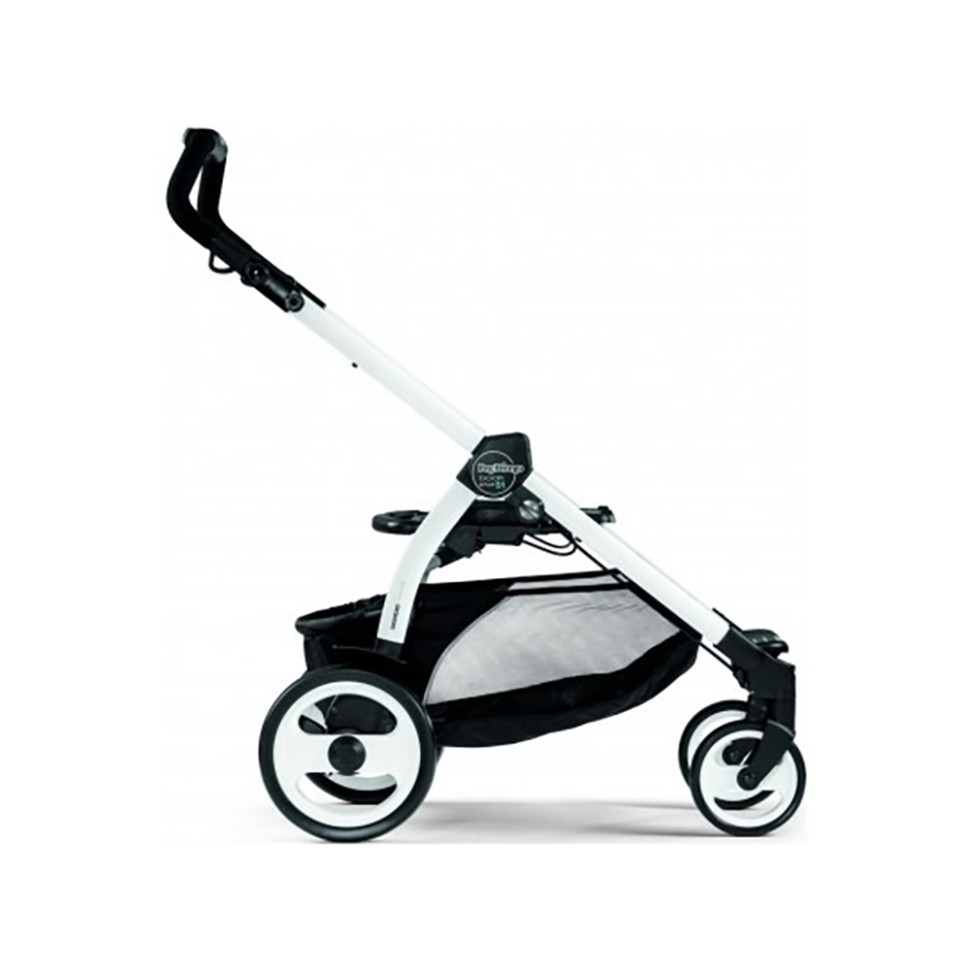 Коляска прогулочная Book Plus 51 Peg-Perego PACK05-00000000001 насыщенно синяя, белое шасси