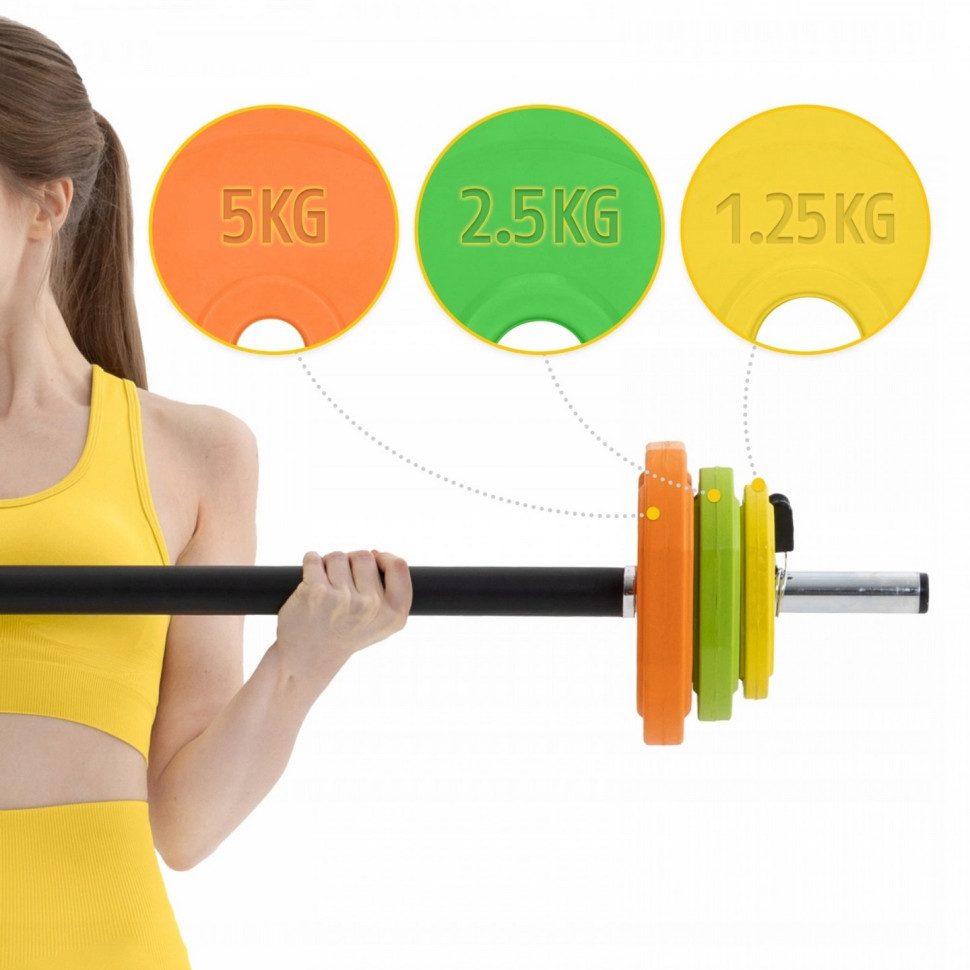 Штанга для фитнеса Fitness Pump 4FIZJO P-5907739315656, 20 кг