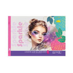 Альбом для рисования "Sparkle Beatiful" Апельсин АП-0304-6, 20 листов