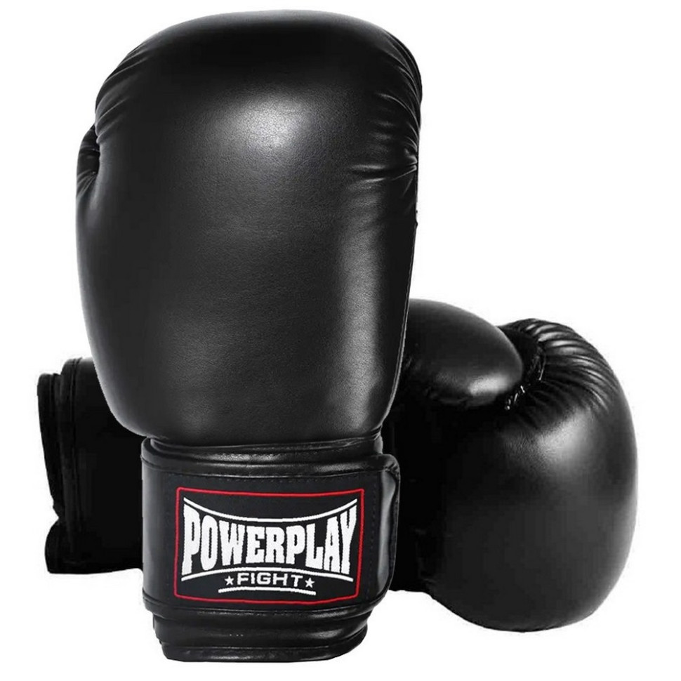 Боксерские перчатки 3004 Classic PowerPlay PP_3004_16oz_Black, Черные 16 унций