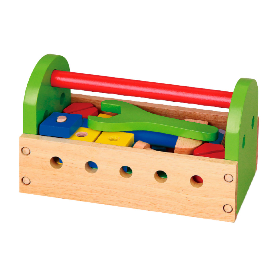 Игровой набор Ящик с инструментами Viga Toys 50494 деревянный