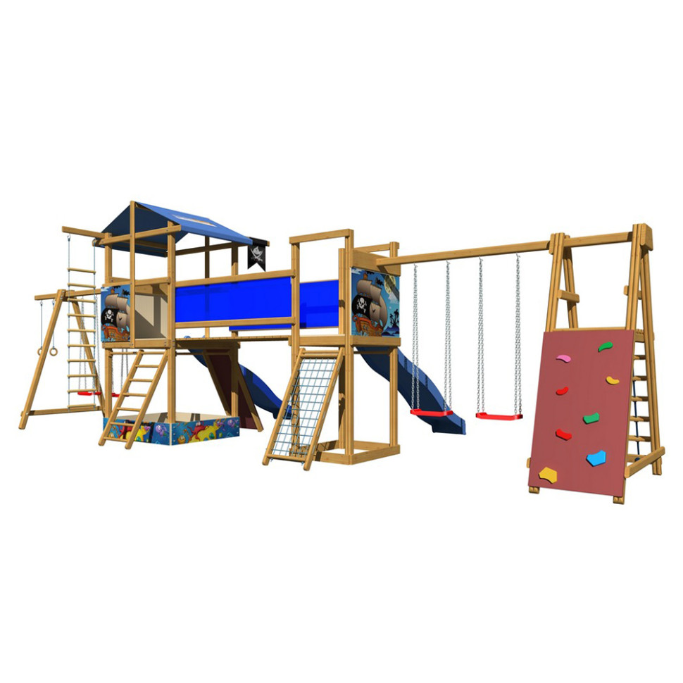 Дитячий майданчик SportBaby-13 башта з пісочницею