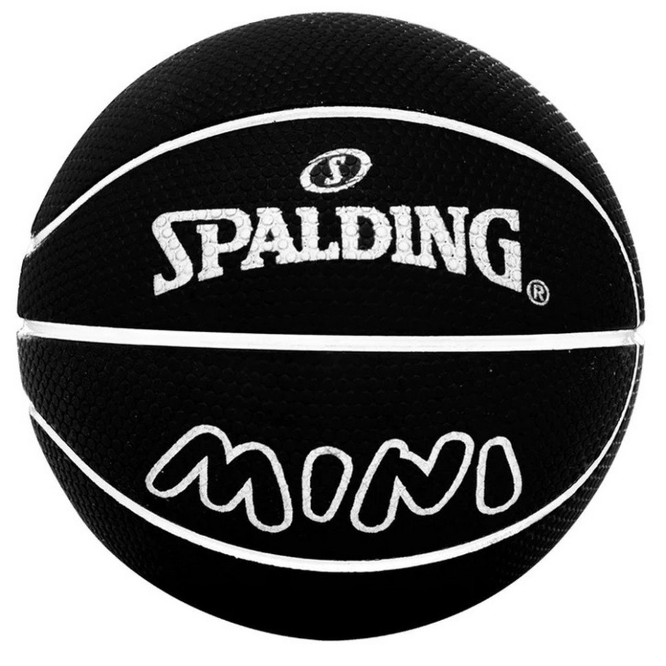 М'яч баскетбольний SPALDEENS MINI Spalding 51335Z, чорний 5.5 см