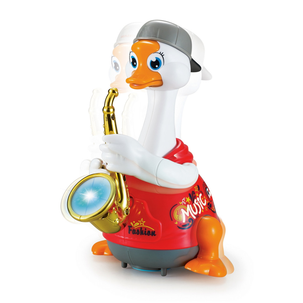 Інтерактивна іграшка Гусак-саксофоніст Hola Toys 6111-red музична